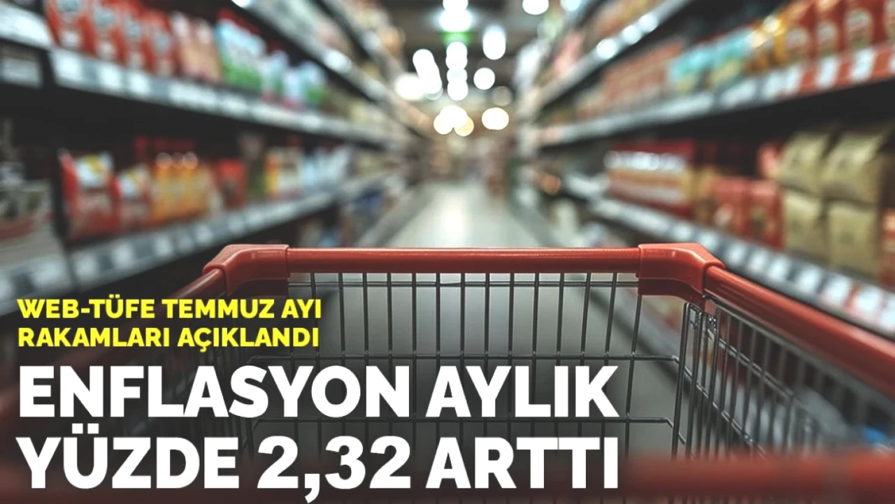Temmuz 2025 Web-TÜFE Raporu: Enflasyonda Aylık Yüzde 2,32 Artış!