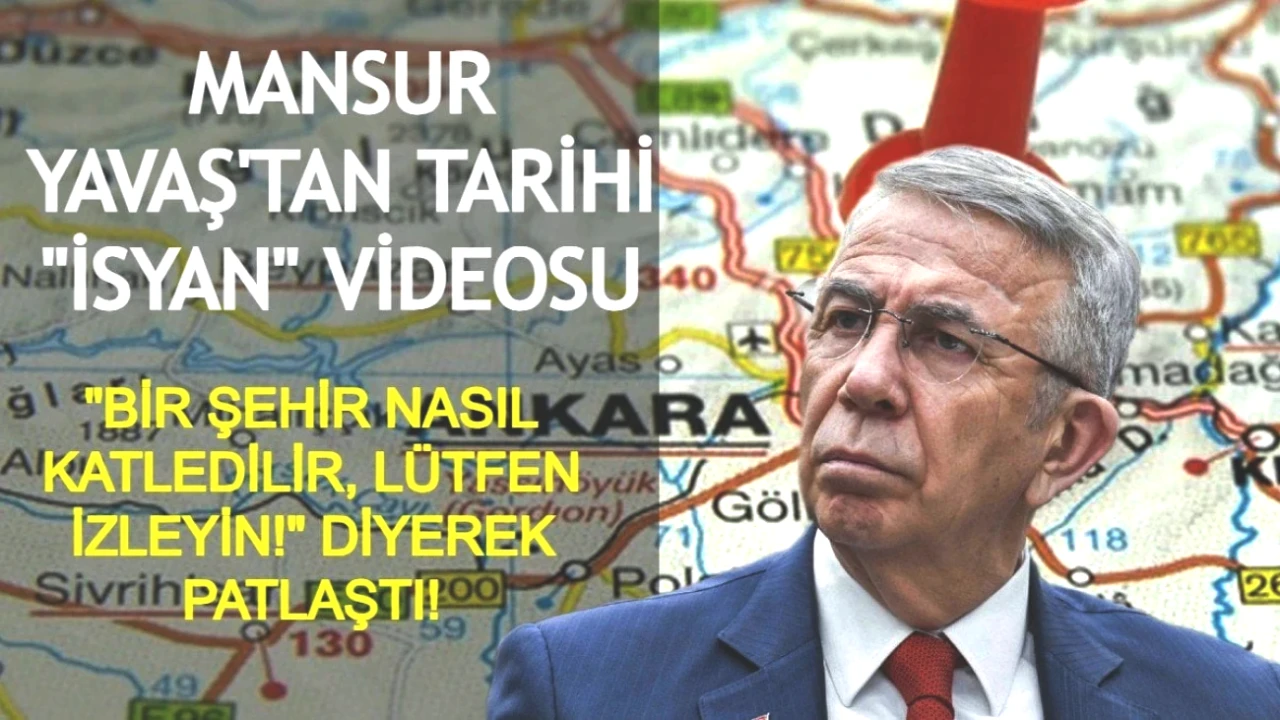 Mansur Yavaş’ın Şok Eden İsyanı: Bir Şehir Nasıl Yok Edilir? İzleyin!